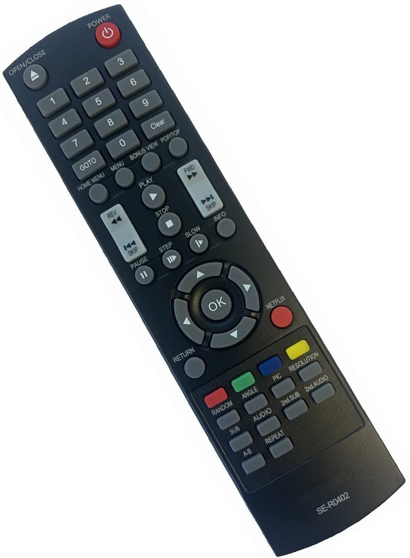 SE-R0402 Remote Control Replacement for Toshiba Blu-ray BD Player